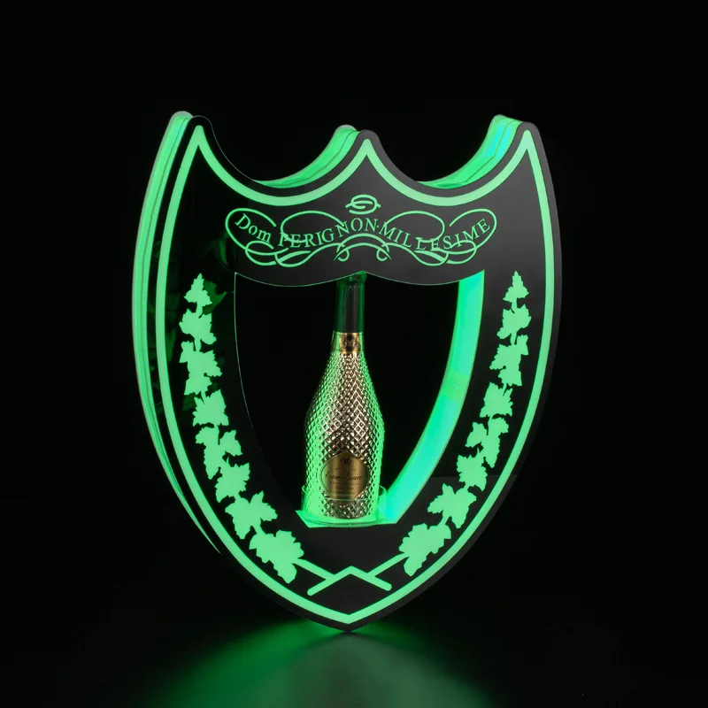 

LED Bar Tools Luminous Bottle Presenter Nightclub KTV Cocktail Wine Display Rack Champagne Glorifier VIP Service Tray