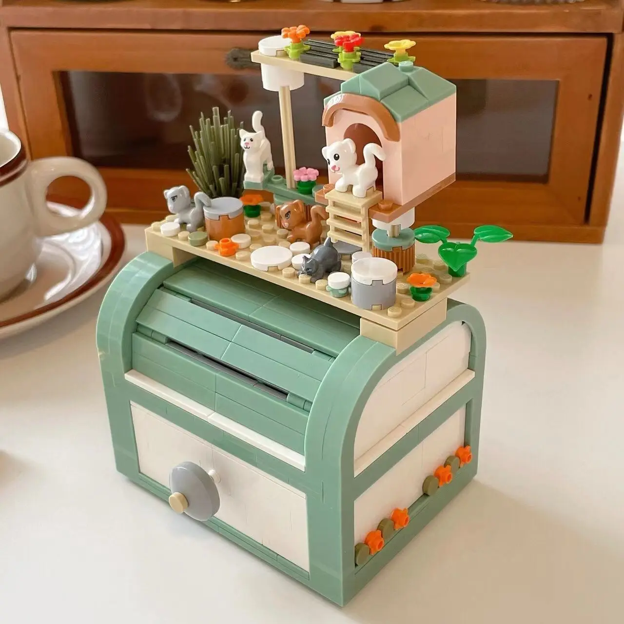 Ящик для девочек в сборе конструктор Подарочная коробка шкатулка колец