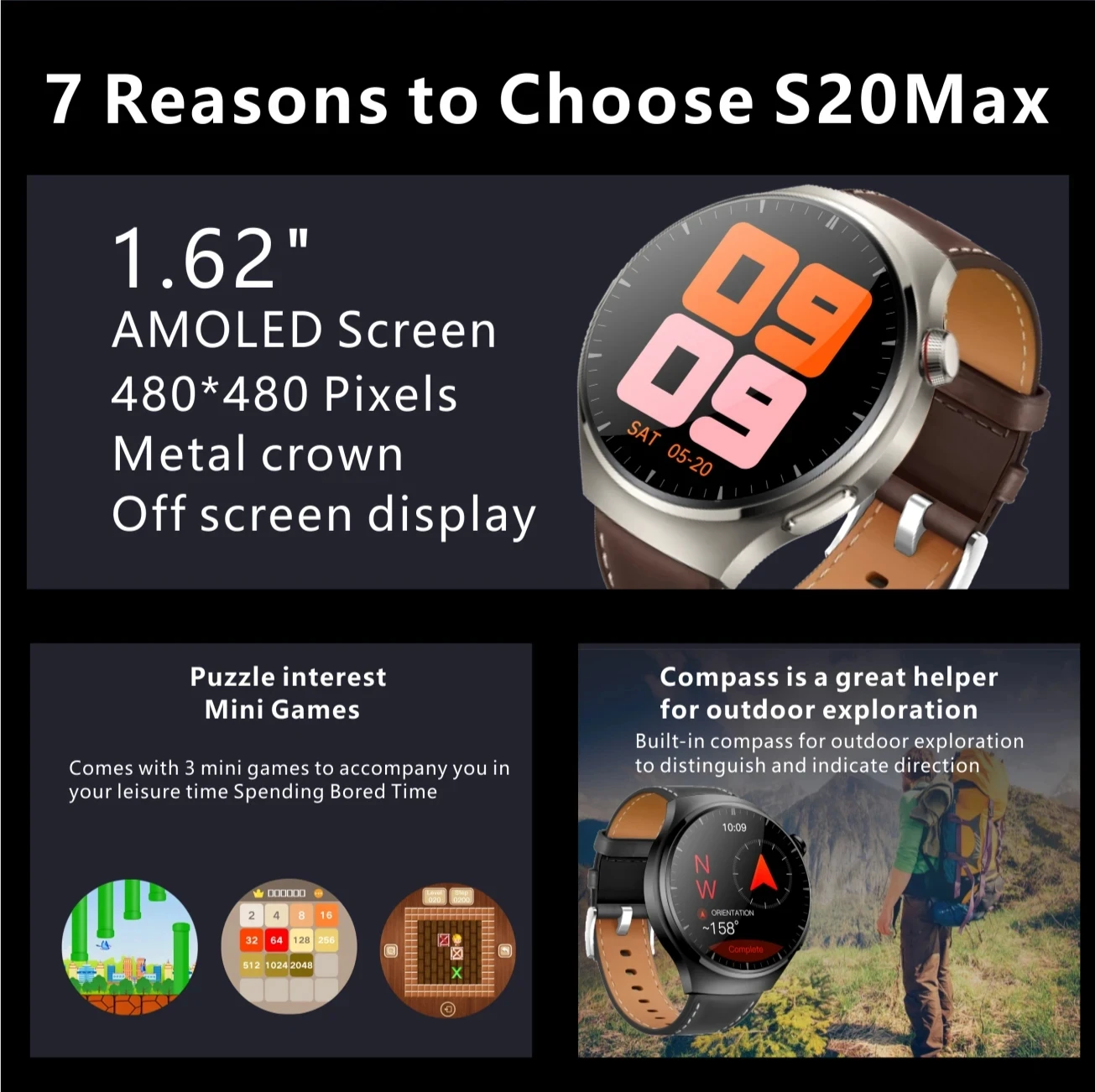 Смарт-часы для Oukitel WP33 Pro WP28 WP32 WP27 Bluetooth