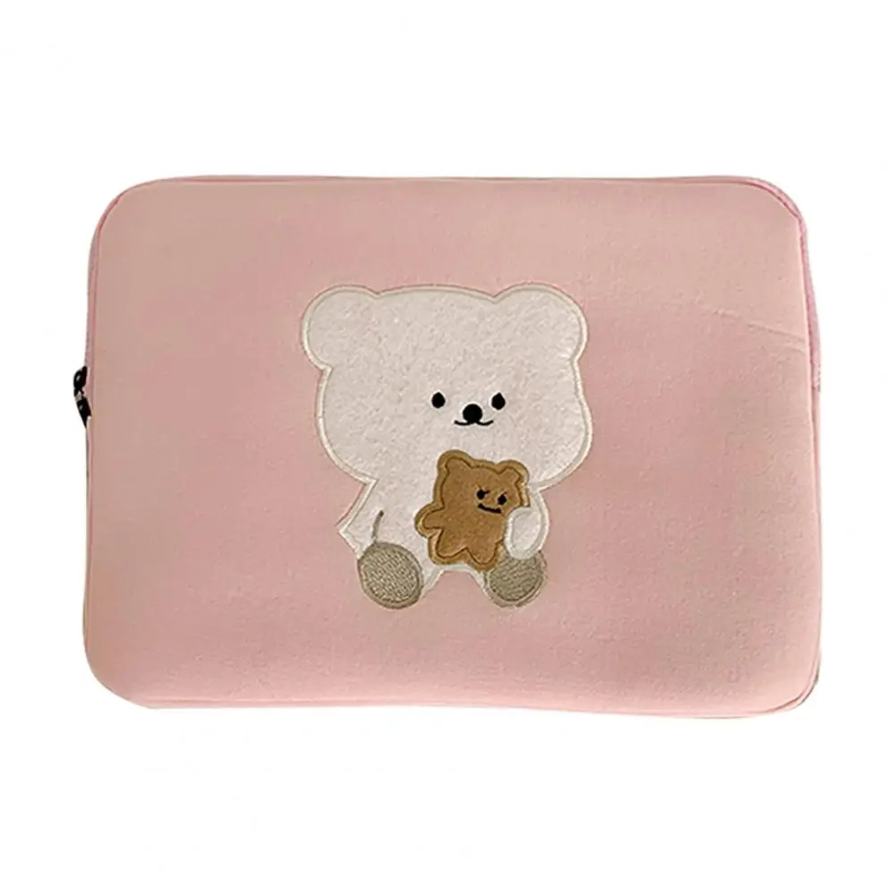 

Laptop Bag Waterproof Anti-scratch Cute 11/13 Inch Korean Style Cartoon Bear Laptop Case