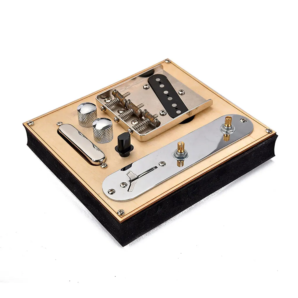 

Telecaster Bridge Saddles Assembly Line Plate Set Guitar Humbucker Electric Replacement Instrument Musical Supply