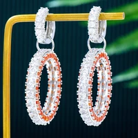 soramoore new dubai luxury big pendant earrings for gorgeous fashion women bridal earring aretes de mujer modernos gift 2022 hot