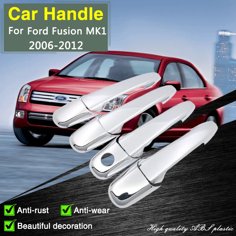 

for Ford Fusion MK1 2006 2007 2008 2009 2010 2011 2012 Chrome Door Handle Cover Trim Stickers Car Decoration Styling Accessories