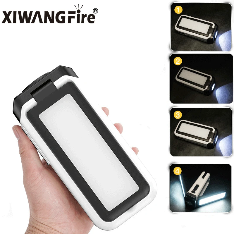 

Portable USB Repair Flashlight LED Red and Blue Maintenance Warning Light for Outdoor Camping and Mountain Climbing Emergency