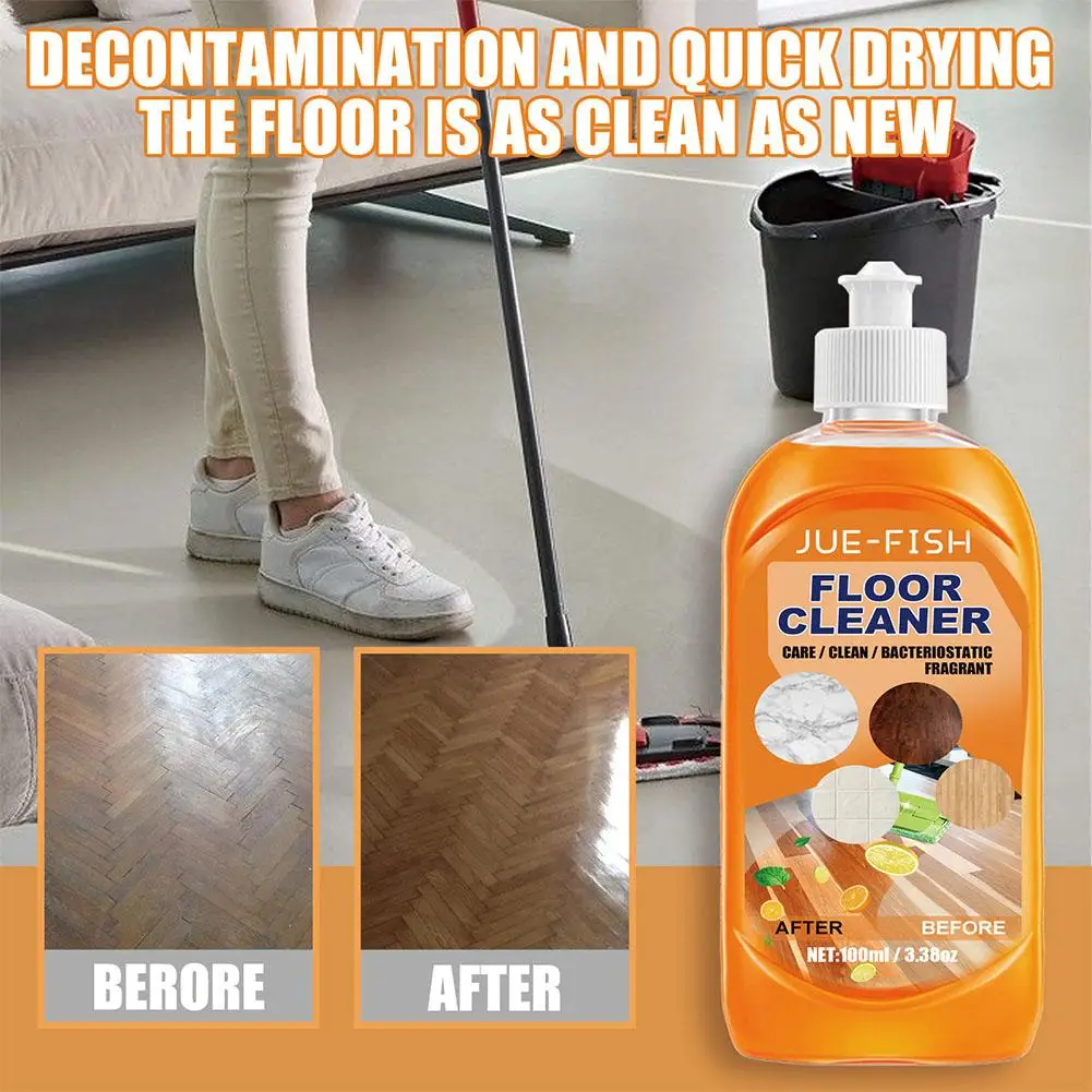 

Floor Cleaner Liquid Scratch Polish Repair Maintenance Grease Marble Granite Remover 100ml Cleaner Multifunctional Remove S J5x1