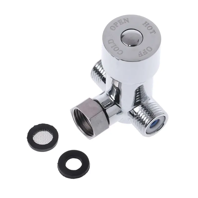 

G1/2" Hot & Cold Water Mixing for VALVE Thermostatic Mixer Two In & One Out DropShip