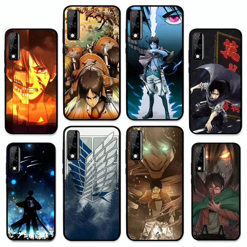 

Attack On Titan Phone Case for Huawei Y 6 9 7 5 8s prime 2019 2018 enjoy 7 plus