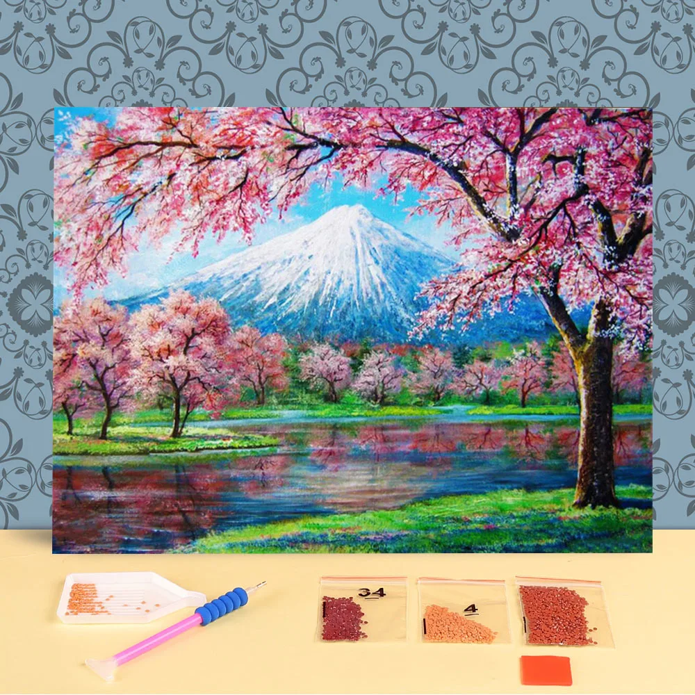 

Алмазная 3D вышивка «цветок вишни», «сделай сам»