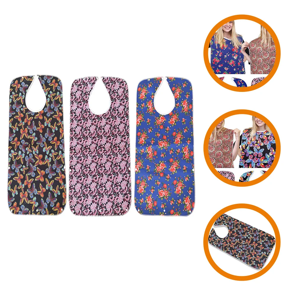 

Cleanliness Barrier Apron Ergonomic Bib Soft Breathable Elderly Clothes Protection