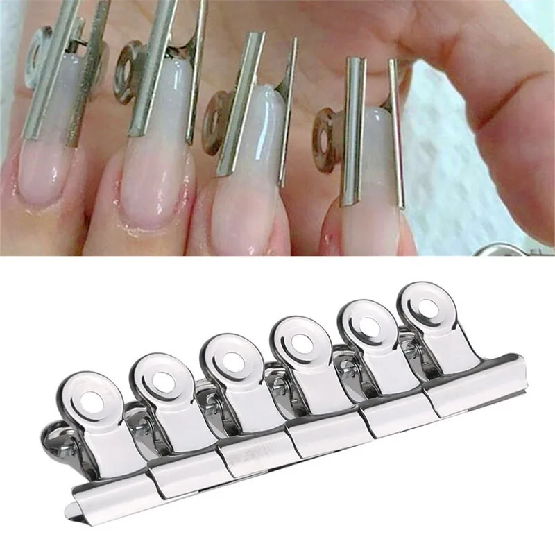 2/5 шт. клипсы для французского маникюра из нержавеющей стали | Красота и здоровье