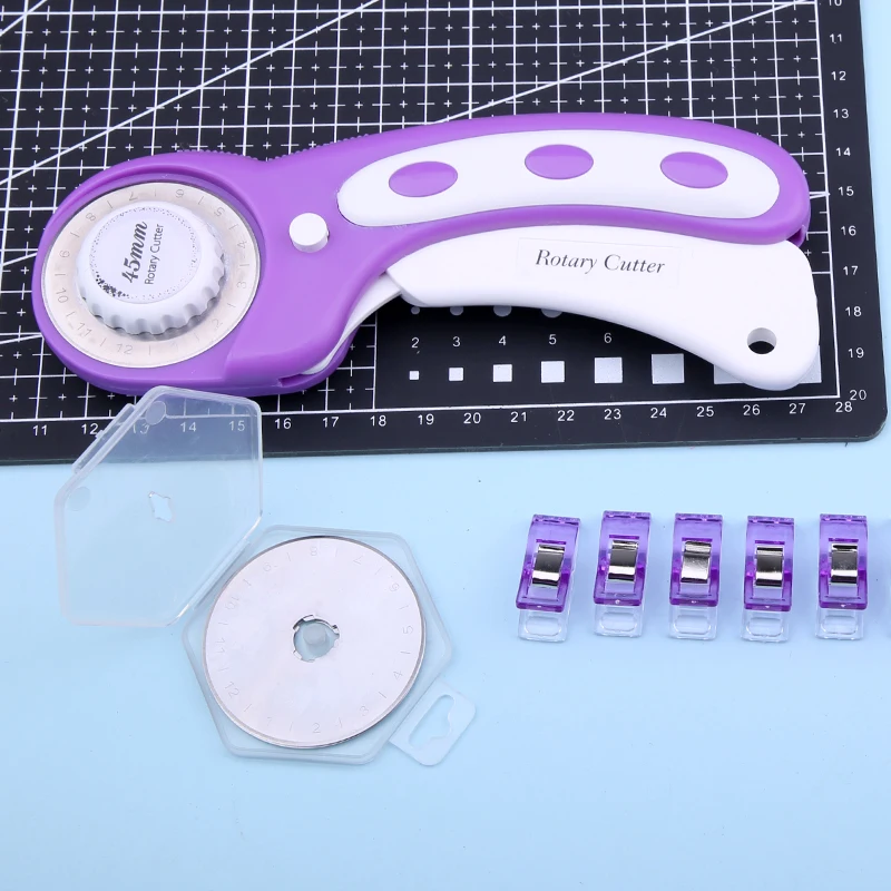 Koveen 45 мм роторный резак пластик + металл швейный инструмент для кожи и ткани с