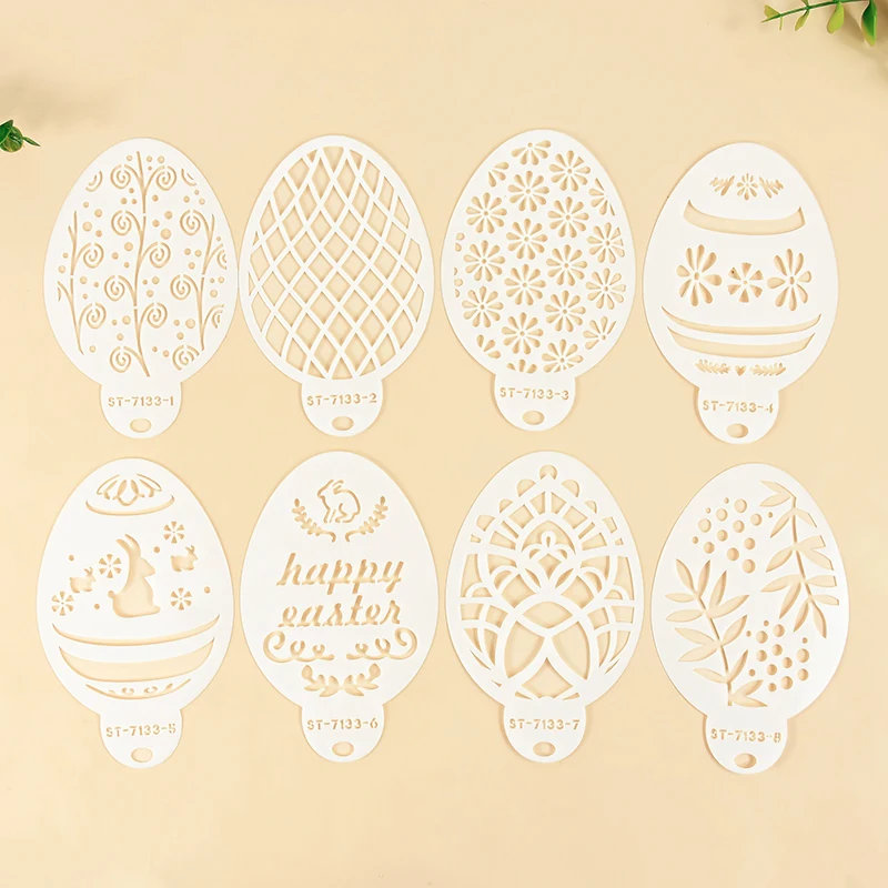 8 шт./набор трафареты для украшения торта