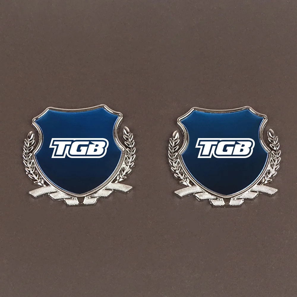 3D металлические наклейки на скутер с ушками пшеницы мотоциклетные боковые