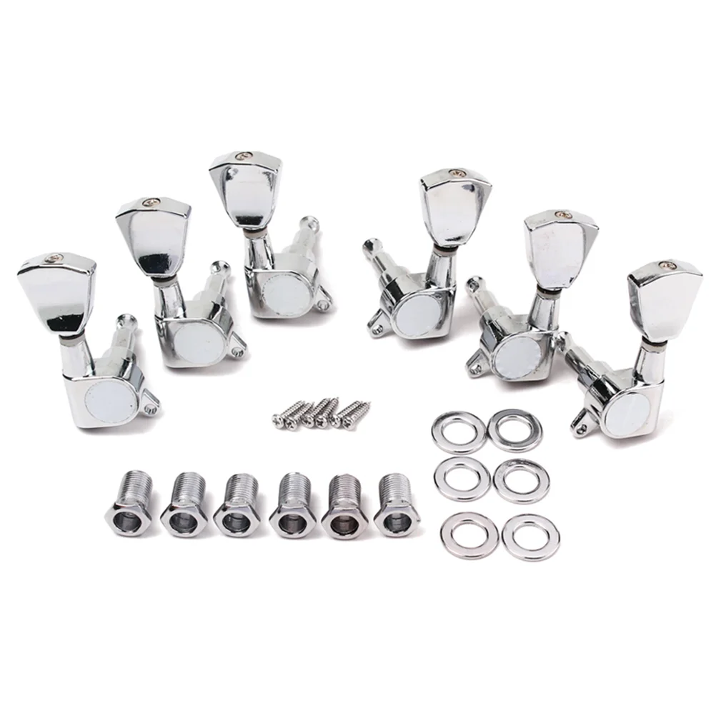 

3L3R Guitar String Tuning Pegs Tuners Machine Heads A-57 (Chrome) For electric