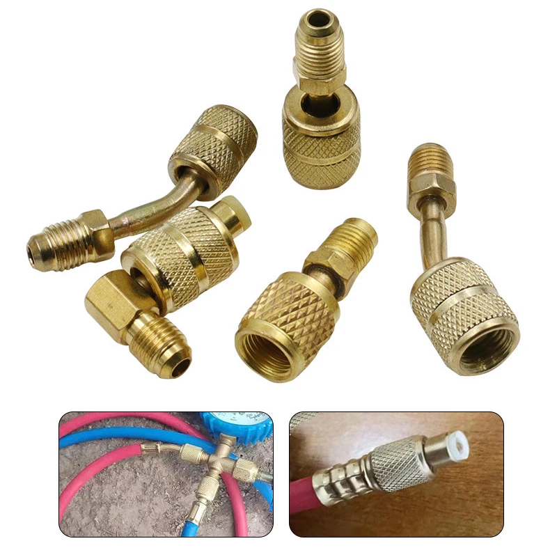 

R22 to R410 Air Conditioning Fluoride Tube High Pressure Freon Pipe Refrigerator Adapter Liquid Adding Pipe Tool Accessories