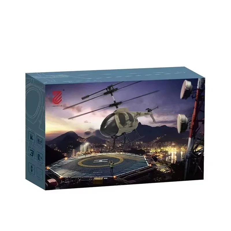 Md500 Новый пульт дистанционного управления Delin Twin Rotor Вертолет Моделирование