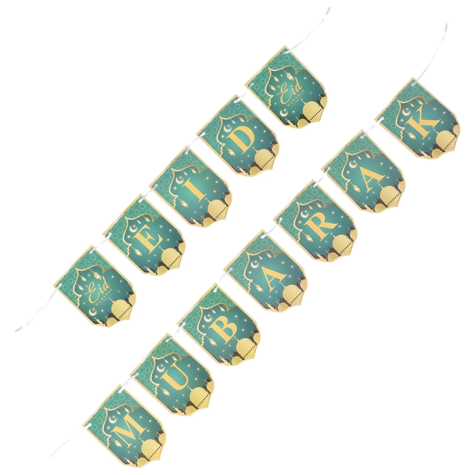 

Eid Ramadan Mubarak Bunting Banner Decoration Garland Ornament Decorations Party Banners