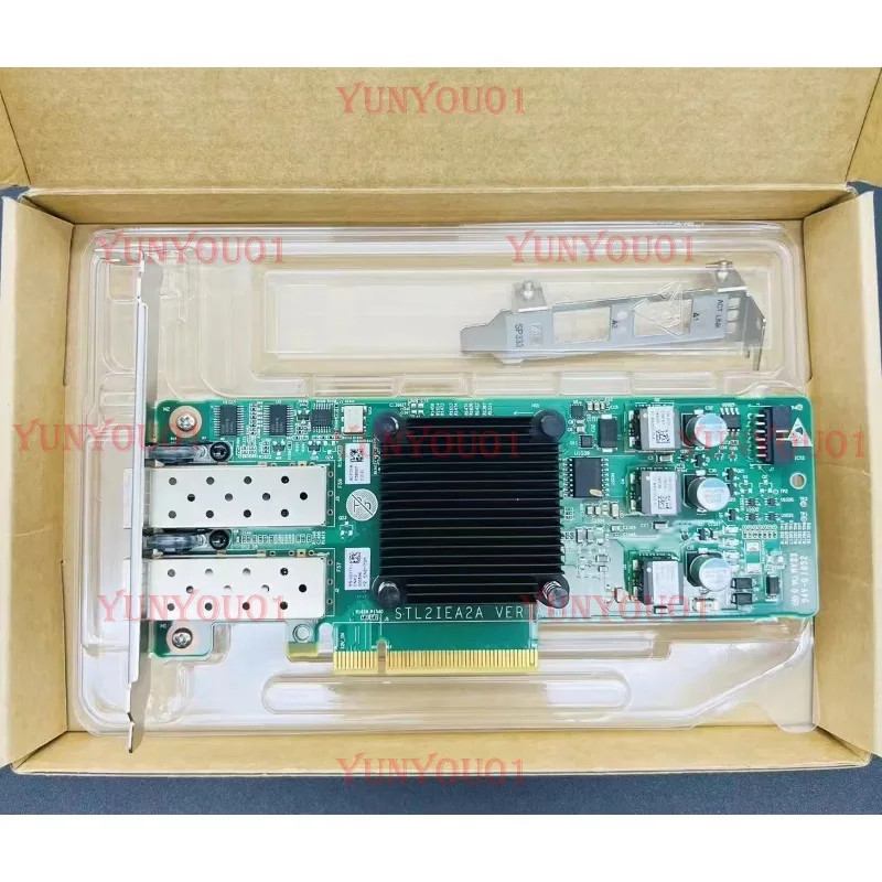 Фото Сетевая карта SP333 для MCX4121A-ACAT MT27712A0, двухпортовая, 10-гигабитная, оптоволоконная, 10G SFP №1