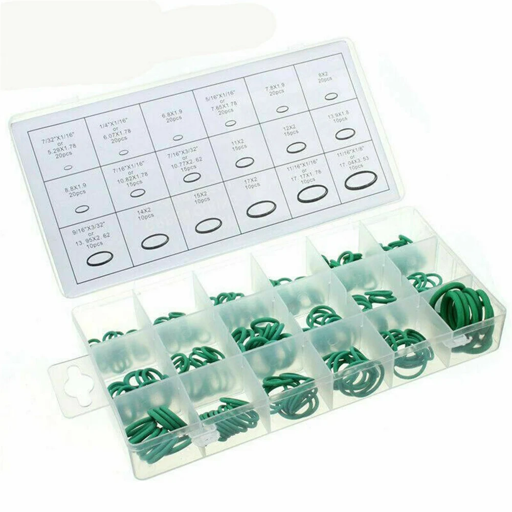 

Car O Ring Washer 270Pcs/Set 8.43 X 4.17 X 1.18 Inches Good Elasticity