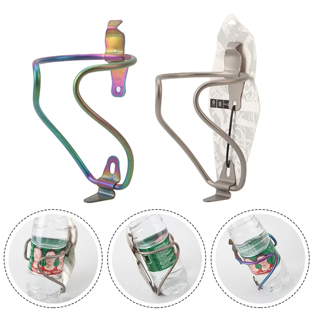 

Titanium Alloy Bottle Cage Water Cup Holder For Bike Bicycle Cycling With Bolts Bike Bicycle Accessories Parts Cycling