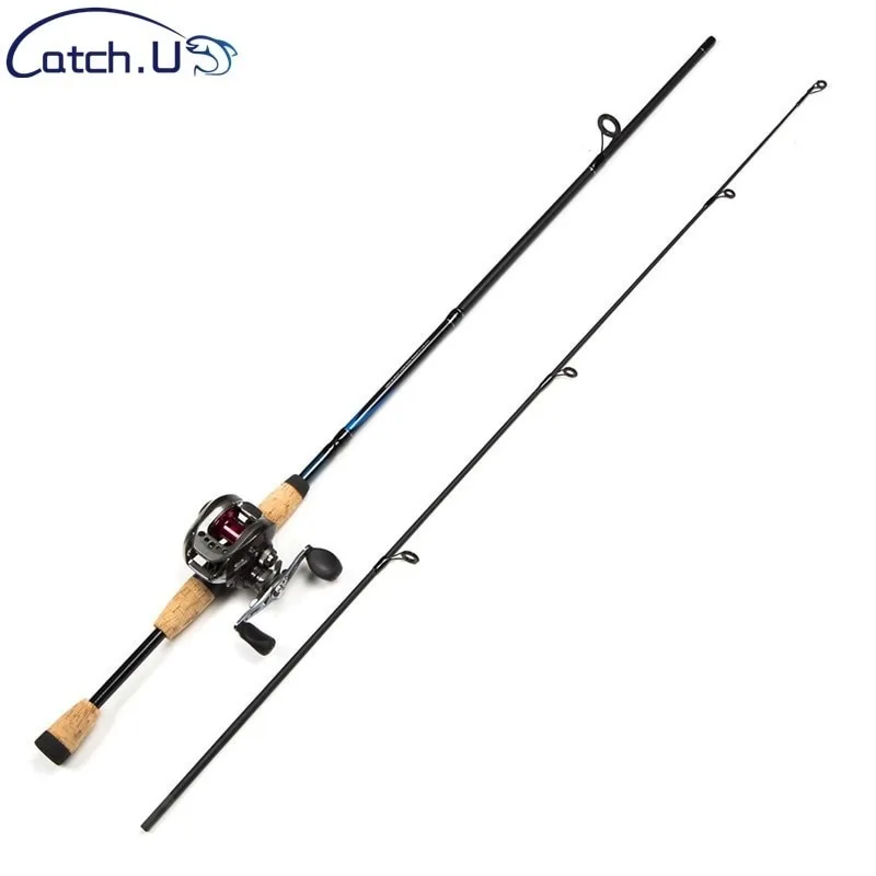 Catch.U 1.7m/1.8m Fishing Rod Carbon Fiber Spinning/Casting Fishing Pole Bait Weight 6-12g Reservoir Pond Fast Lure Fishing Rods