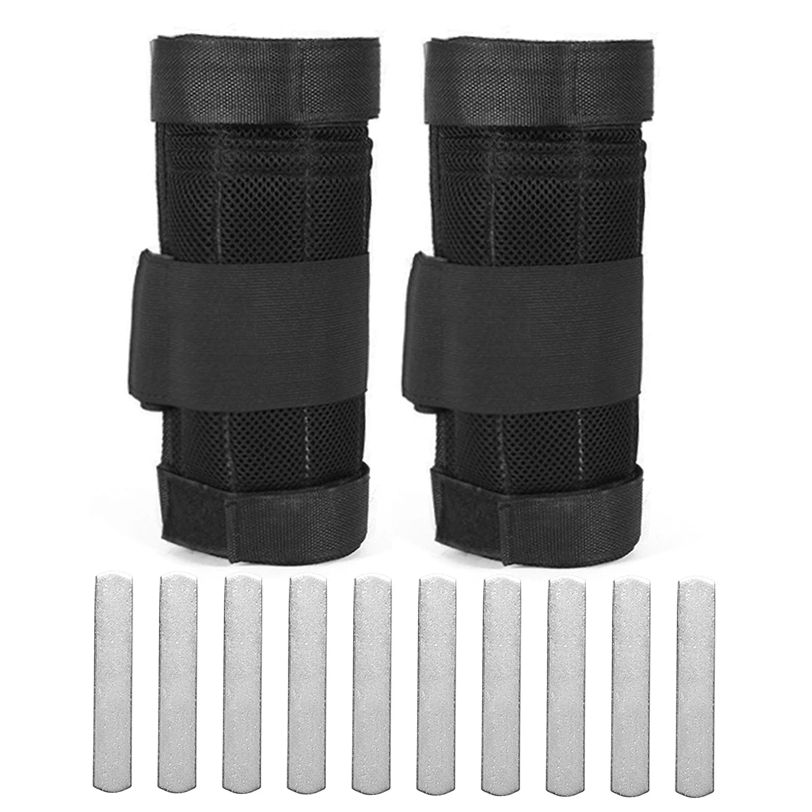 

2 Packs Adjustable Ankle Weight Exercise Leg Weighted Workout Weight Loading Wraps Strength Training 1kg/2kg/3kg