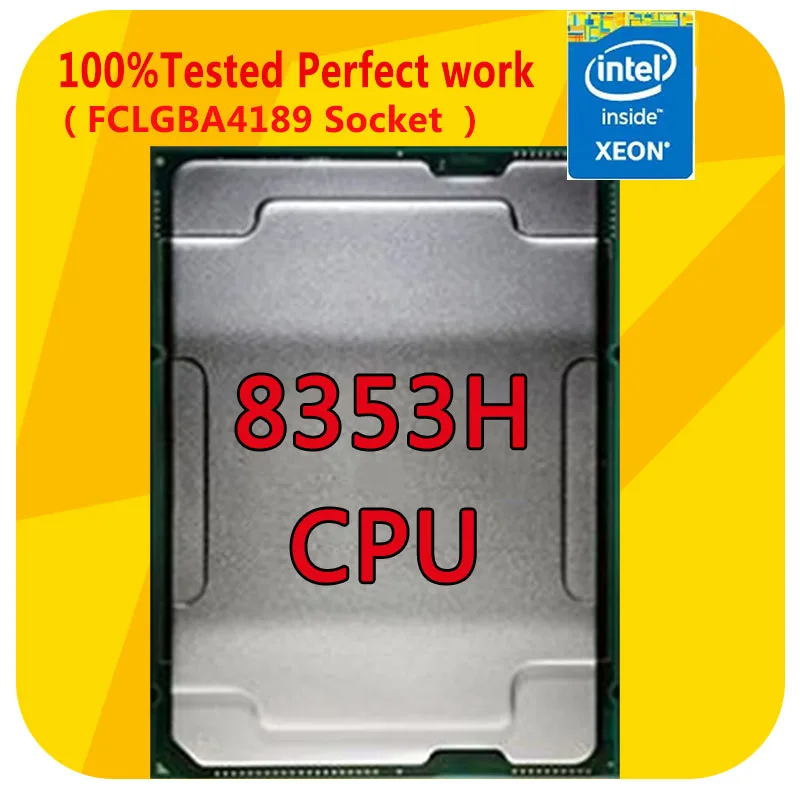 

Процессор Xeom 8353H Platinum 3,8 GHZ 18C/36T 24,75 MB CPU 150W LGA4189 для материнской платы 4189