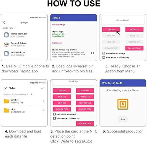 10 шт. NTAG215 тег карты NFC может сценаривать Tagmo работает с переключателем доступен