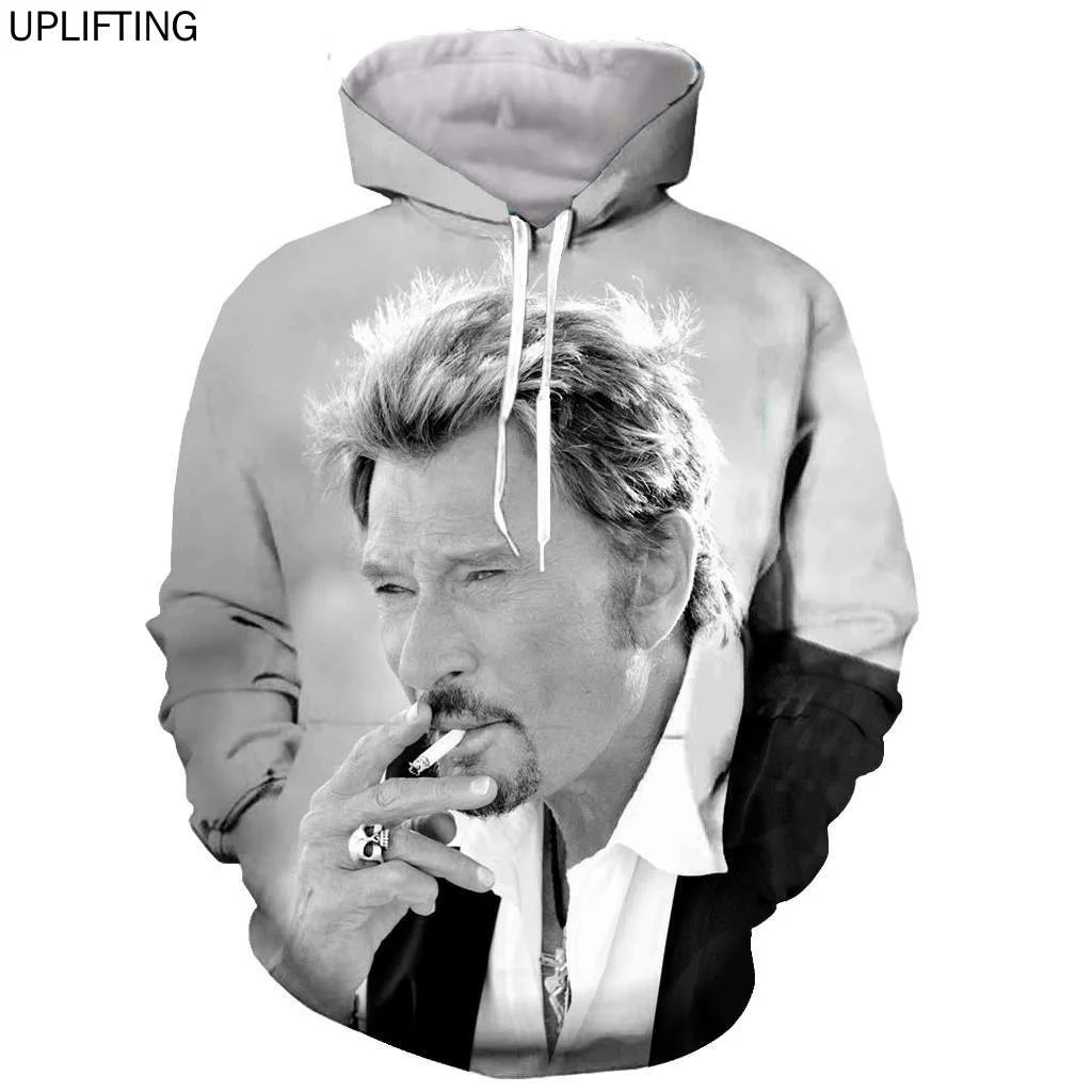 

Толстовка с капюшоном для мужчин и женщин, модная повседневная Уличная одежда с 3D-принтом Джонни Хелли, пуловер с графическим принтом