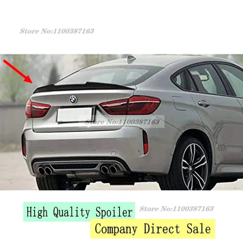 

Автомобильный спойлер для багажника, из углеродного волокна, для BMW X6 серии F16 F86 X6 X6M SUV 2015 2016 2017 2018
