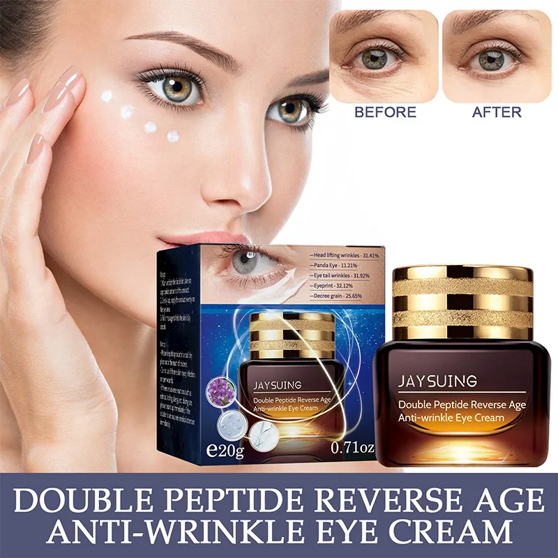 

Jaysuing Snake Venom Peptide Eye Cream Removal Dark Circles Eye Bags Puffiness Anti Wrinkles Firming Smooth Moisturize 30g