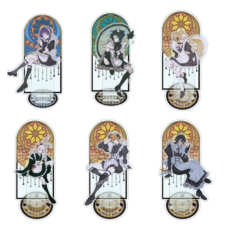 

Anime Genshin Impact New Style Figure Raiden Shogun Kaedehara Kazuha Gorou Xiao Cosplay Sexy Maidservant Acrylic Standing Sign