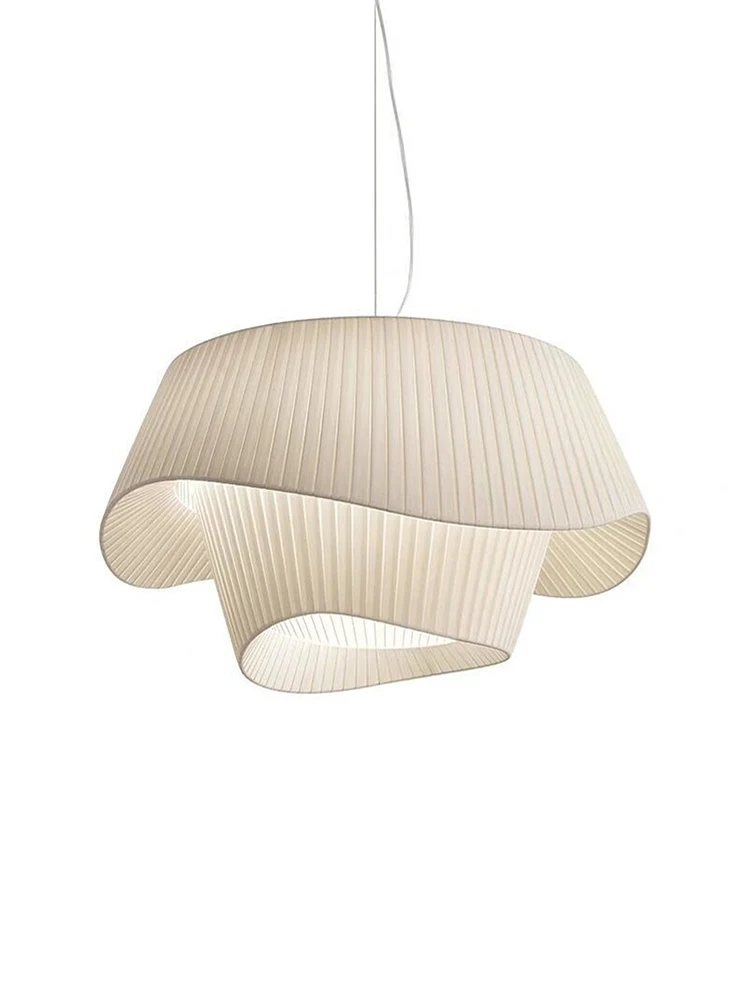 Fabric LED Pendant Light for Bedroom Home Decor Lamp Nordic 