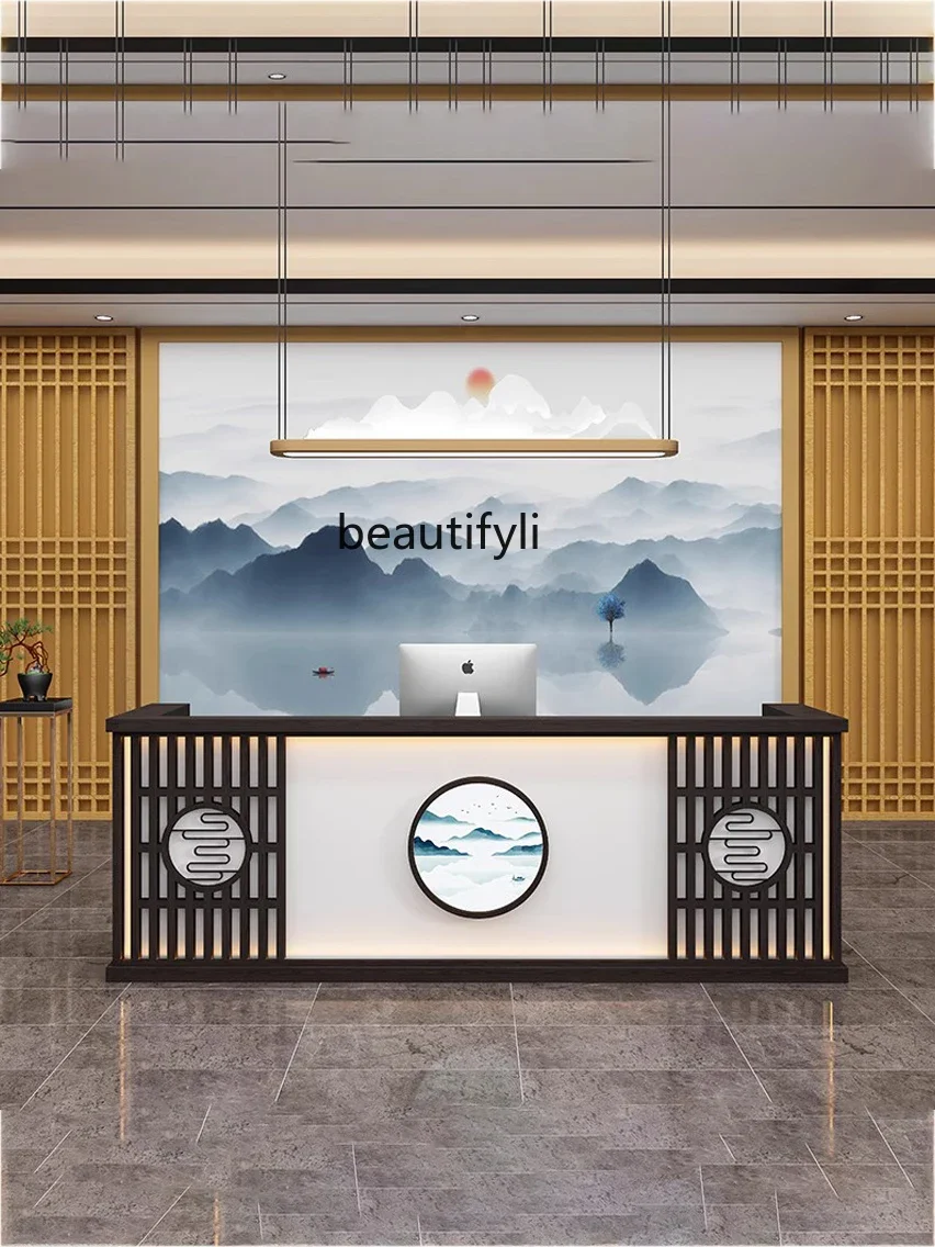 Новый китайский кассиер барный счетчик магазин массажа для ног Массажная