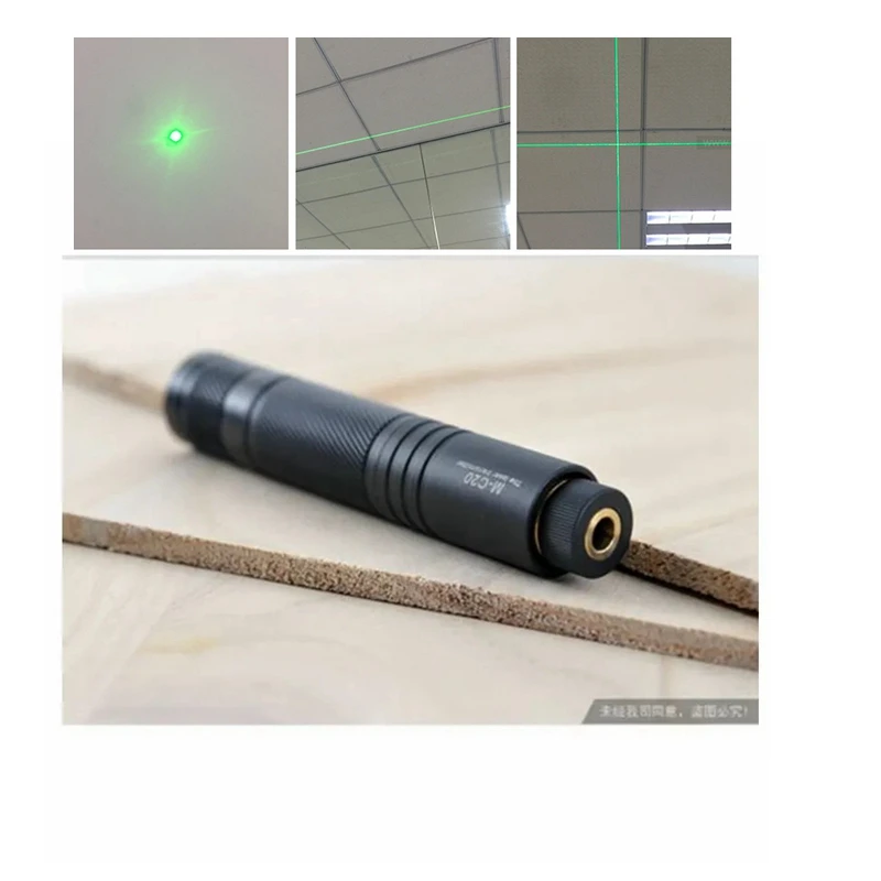

Focusable Waterproof 515nm 520nm 10mw 30mw Green Laser Module Dot Line Cross Locator