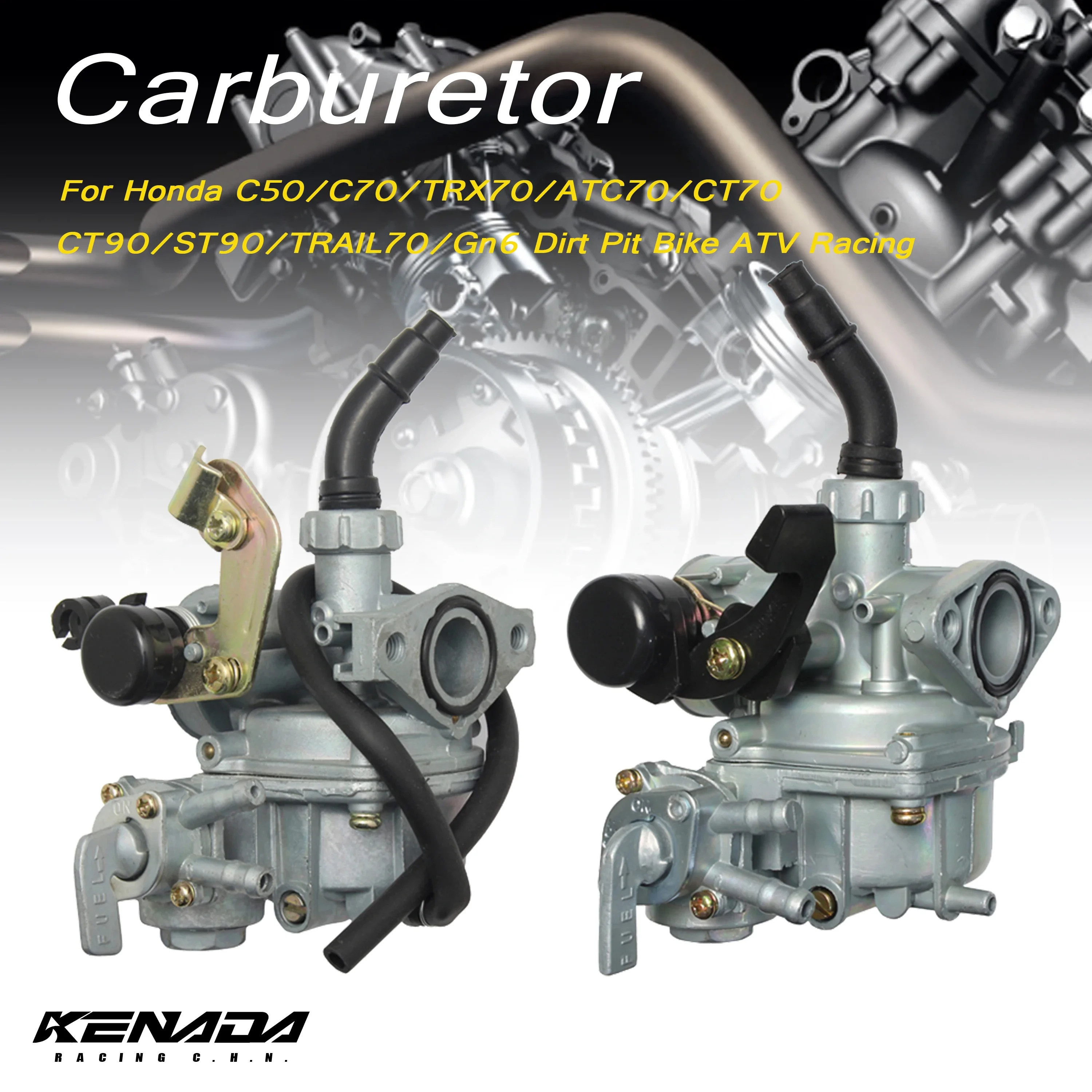 Карбюратор PZ17 17 мм для Honda C50/C70/TRX70/ATC70/CT70/CT90/ST90/TRAIL70/Gn6