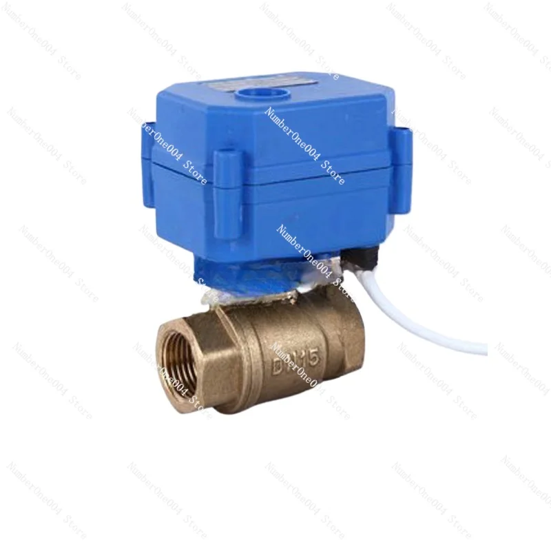 DN20 3/4 "Латунь 1-дюймовый двухходовой моторизованный шаровой клапан DC5V 12V 24V AC220V