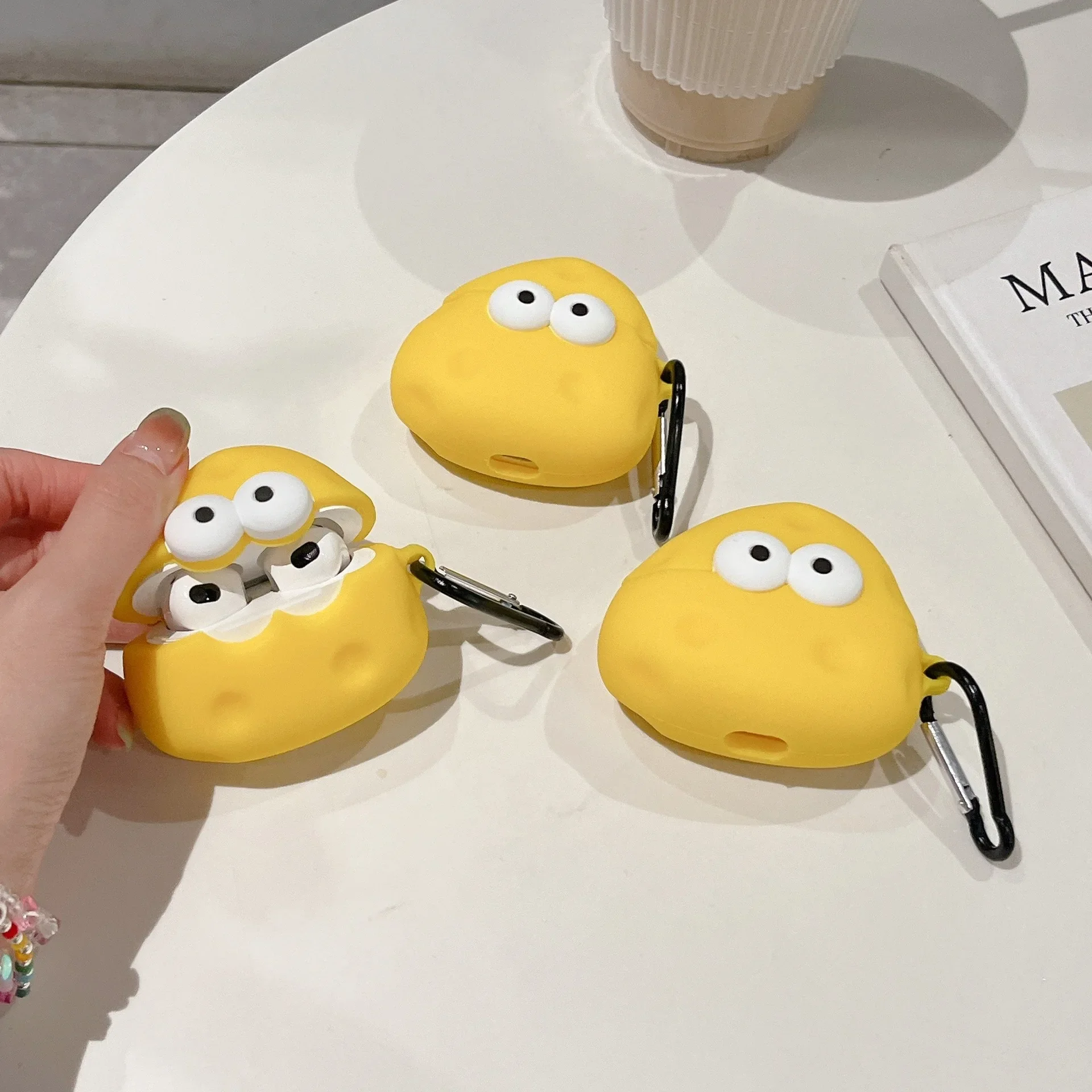 Мультяшные наушники Hedgehog Durian Airpods Pro2 Apple 1/2/3-го поколения Bluetooth милый защитный