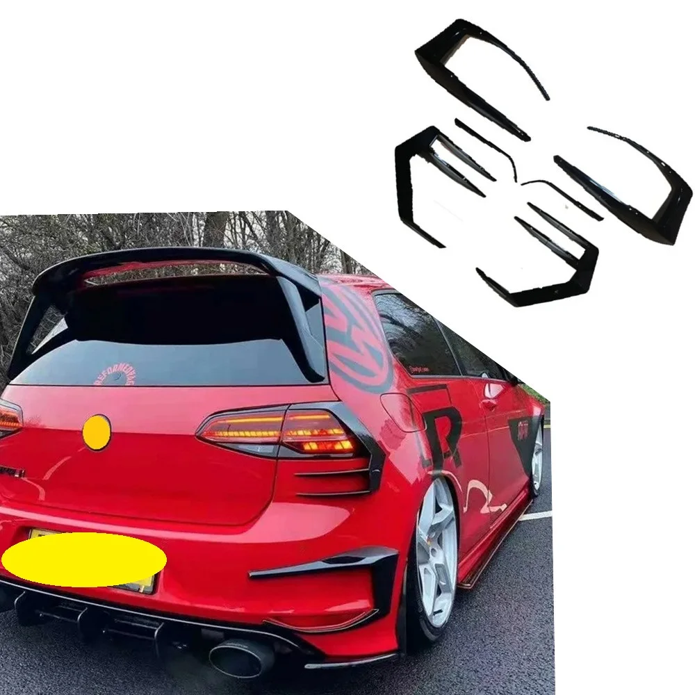 

Сплиттер для заднего бампера, противотумансветильник фара, отделка для VW Golf MK 7/7, 5 MK 7,5 GTI R GTD, моделирование автомобиля