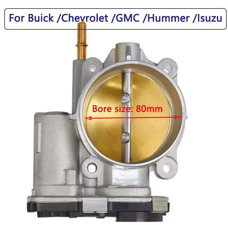 

Throttle Body for Buick Allure LaCrosse Super Chevrolet Colorado Impala GMC Canyon GMC Canyon Hummer H3 H3T Isuzu i-370 12631016