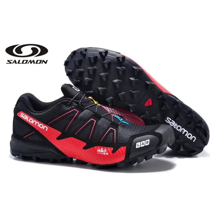 Free Shipping  Air hot sale 90 Mesh  87 Salomon Speed Cross 3 CS Outdoor Shoes  Breathable Man Athletics Male Running Shoes