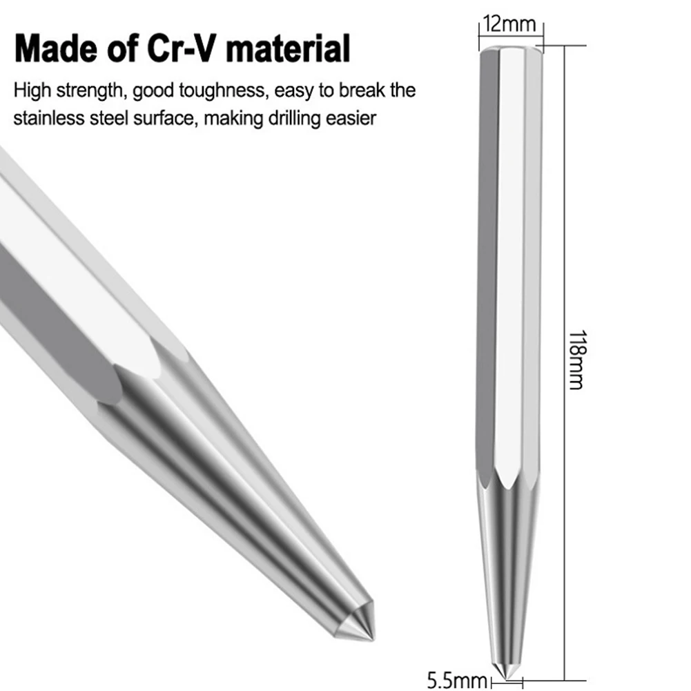 Позиционер перфоратора Наконечник перфорации Серебро Центрирующее