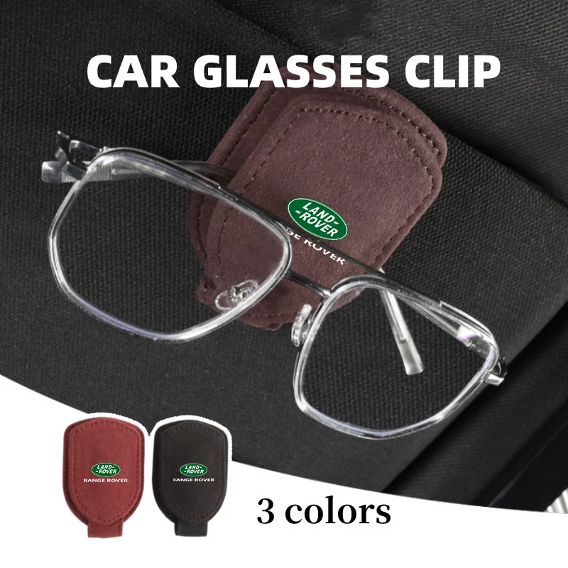 

Car Sun Visor Glasses Holder Storage Clip For Land Rover Range Rover Evoque Santana Velar Defender Discovery R4 LR2 Freelander 1