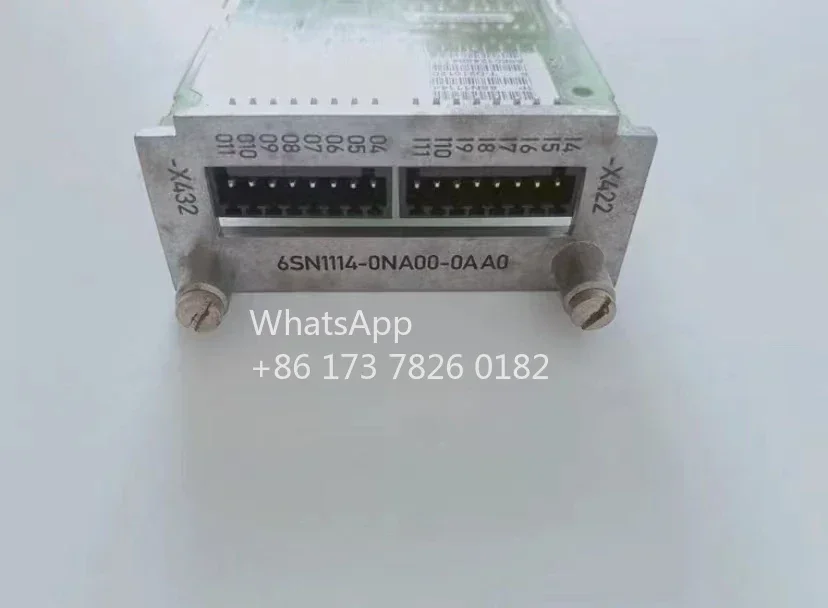 6SN1114-0NA00-0AA0 Б/у протестирован нормально SIMODRIVE 611 УНИВЕРСАЛЬНЫЙ С НАРУЖНЫМ КЛЕММНОМ.