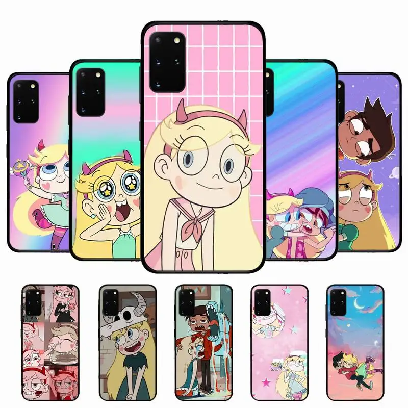 

Disney Star Evil Phone Case for Samsung S10 21 20 9 8 plus lite S20 UlTRA 7edge