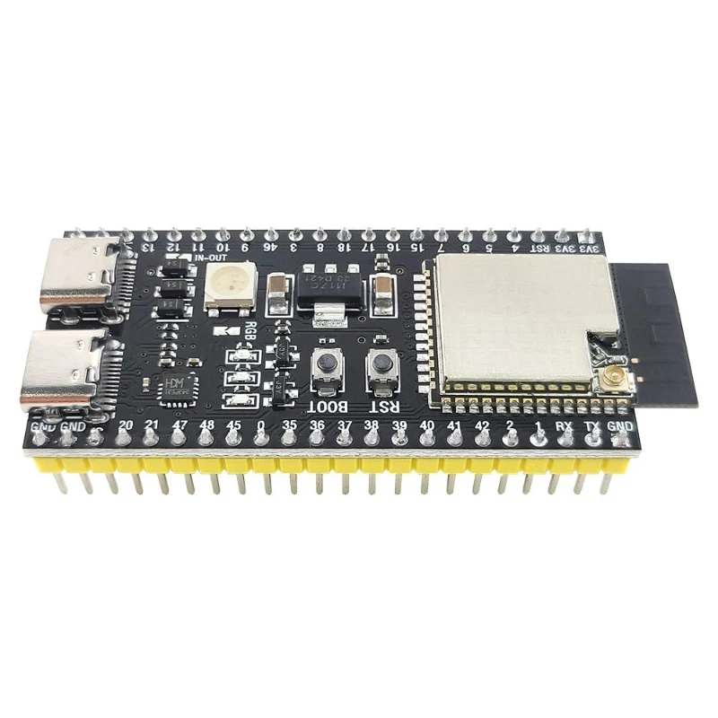 Фото Плата разработки ESP32-S3 с Bluetooth и модулем Wi-Fi 2.4G для Arduino IDF AI DIY, 8 МБ PSRAM, 16 МБ FLASH, 44-контактный CH343 Type-C ESP32 S3 №4
