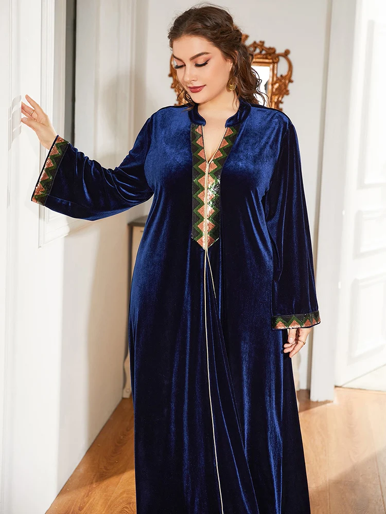 Рисунок 4 - Женское платье-макси с длинным рукавом