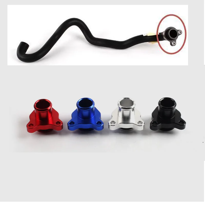 

BMW 335i 11537541992 11537544638 OEM WATER HOSE FITTING REPLACEMENT ALUMINUM6061 Pipe Connector with Clamp