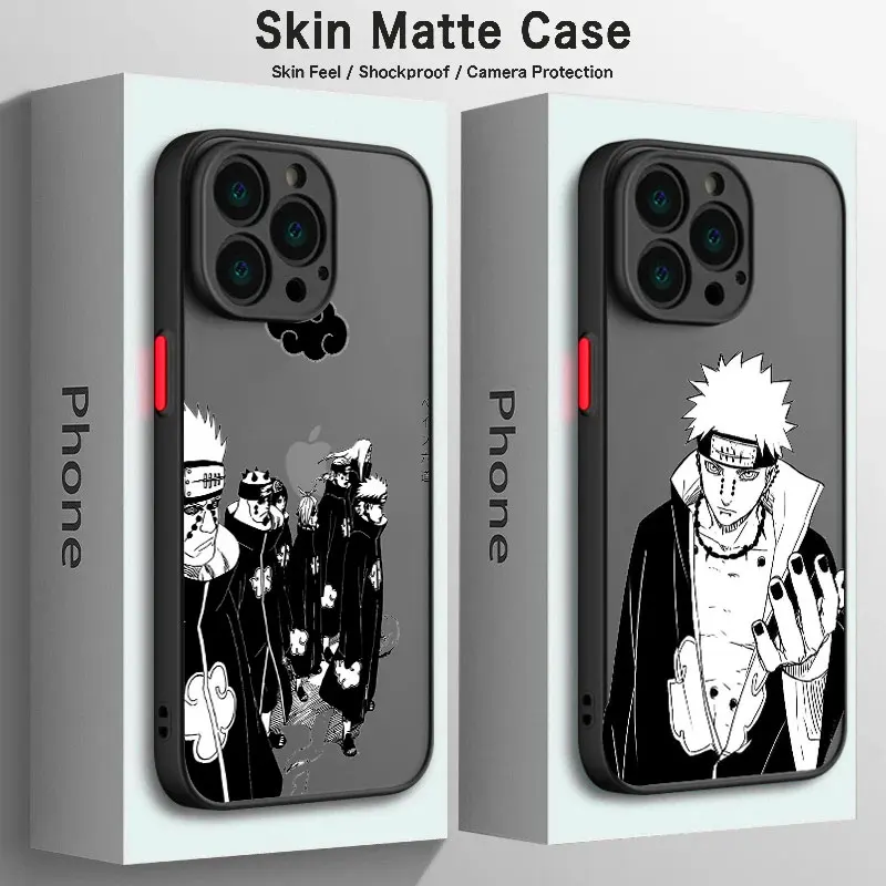 

Матовый чехол Akatsuki для iPhone 14 11 Pro Max 13 12 MINI XR XS X 8 7 6 6S Plus