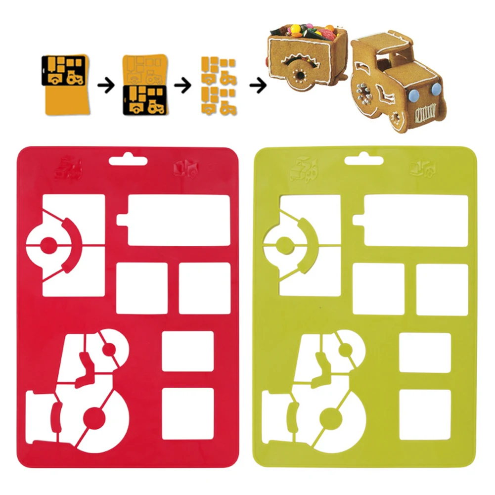 

3D Mini Christmas Cookie Cutter Set Cookie Biscuit Mold Steel Gingerbread House Fondant Cutter Baking Tool Xmas Decoration 2023